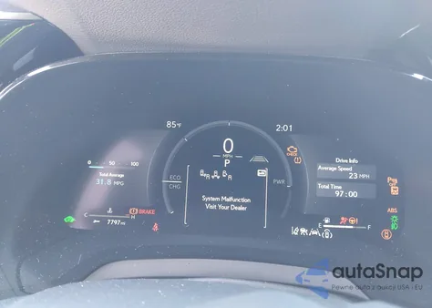 2025 Lexus Rx 350H Premium z USA, uszkodzony, nr VIN 2T2BBMCA1SC086180